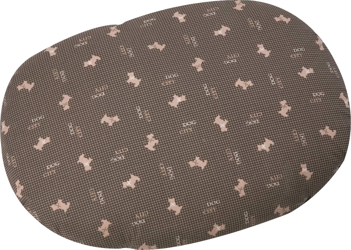 Cojín Flamingo con cremallera DOGCITY de 80 cm para el descanso de mascotas