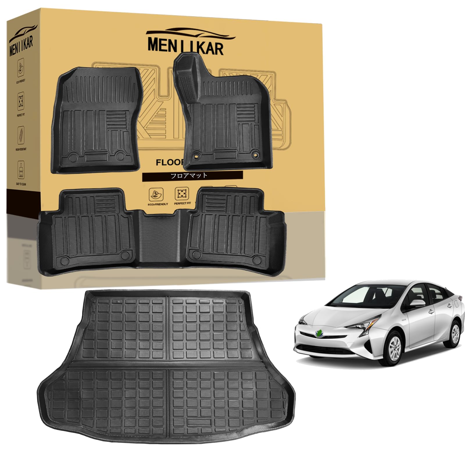 Amazon | 「MENIIKAR」トヨタ プリウス PRIUS 50系 専用 のフロア 