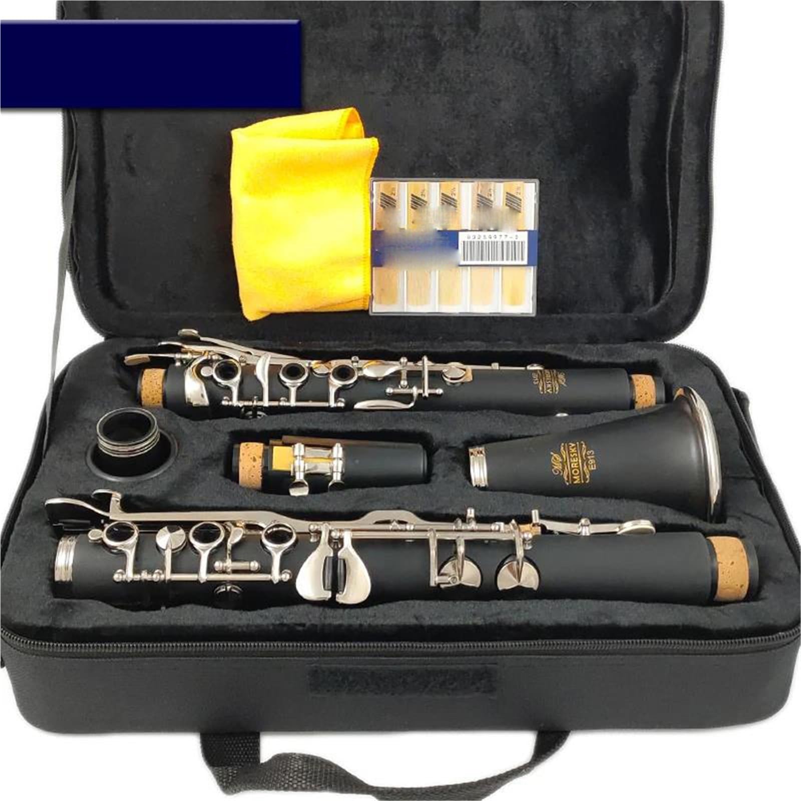 Clave De Clarinete Resina ABS G Clarinete | Modelo niquelado de 18 teclas