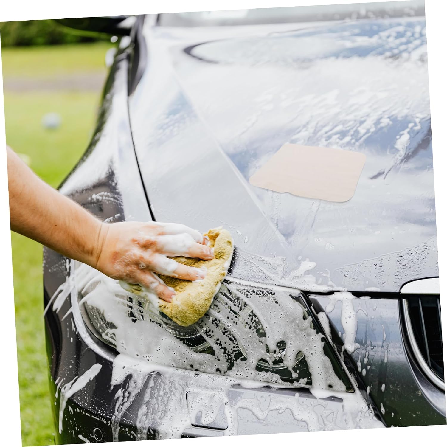 20pcs Car Wash Towels Microfiber Suede Towels for Car Drying Cleaning Ultra Absorbent Gentle Paint