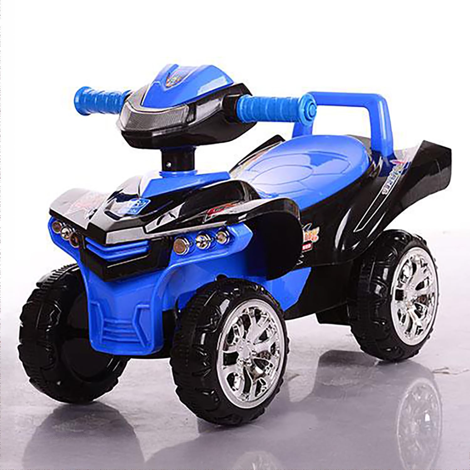 Lovely Baby Kids Ride-on Push Car LB 551-4-Wheeler for Toddlers, Ages 1-3 Years, with Lights, Music, Rear Bumper & Non-Scuffing Tires