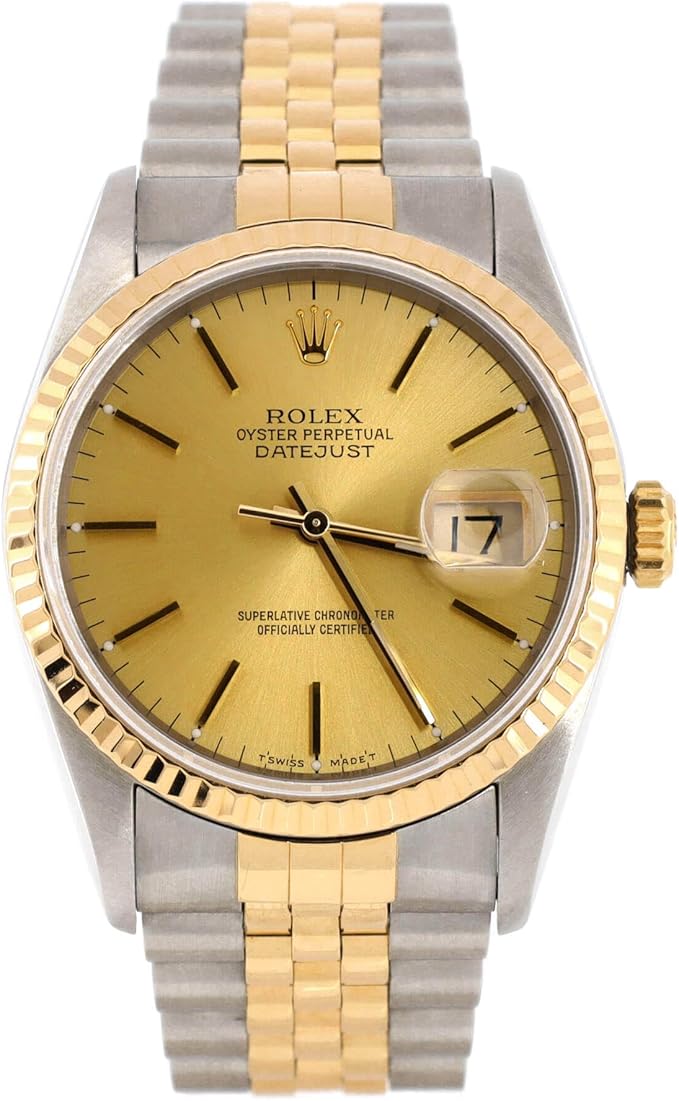 Pre-Loved Oyster Perpetual Datejust Automatic Watch Stainless Steel and Yellow Gold 36