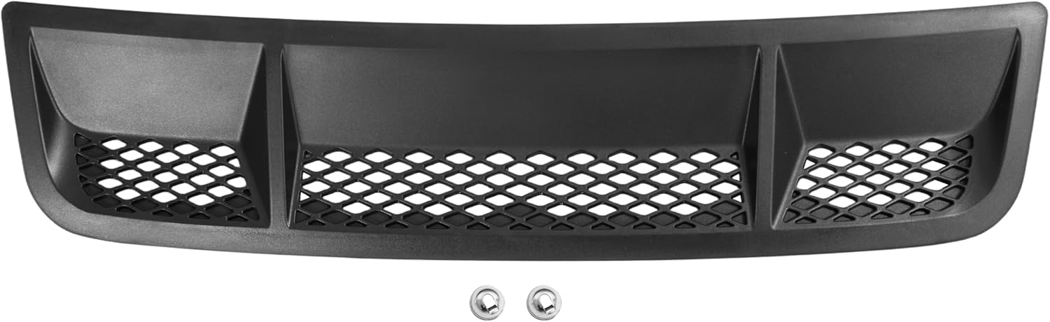 ALMULOO Hood Vent Compatible with 2010-2014 Ford Mustang -Shelby/Cobra GT500 Models Replacement for AR3Z-16C630-AA Front Hoods Air Intake Vent Cooling Scoop Plastic(ABS) Textured Black
