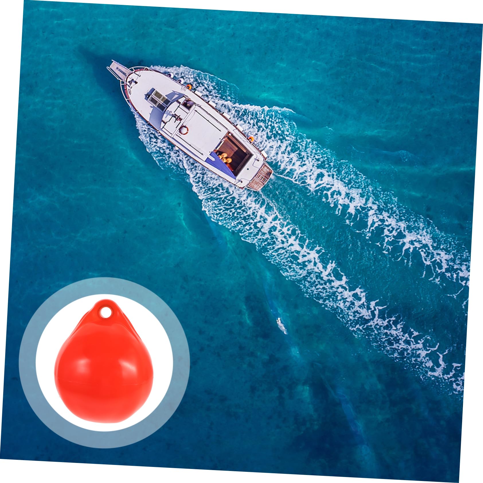 Yardwe Bootsanlegeschutzpolster Aus PVC-Material Bootsanlegeausrüstung Zum Schutz Von Yachten Und Kajaks Einfache Aufblasinstallation Gegen Kollisionen