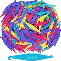 Vista 8 de SenseYo Herramienta de banda de goma dental, 50 piezas de llaves elásticas dentales coloridas para ortodoncia