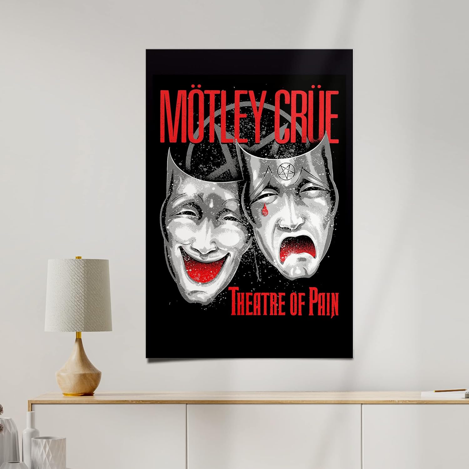 Desert Cactus Motley Crue Poster 24 x 36 inch Room Office Décor Decoration Official Fan Gear (24x36,Design 13) - Image 4