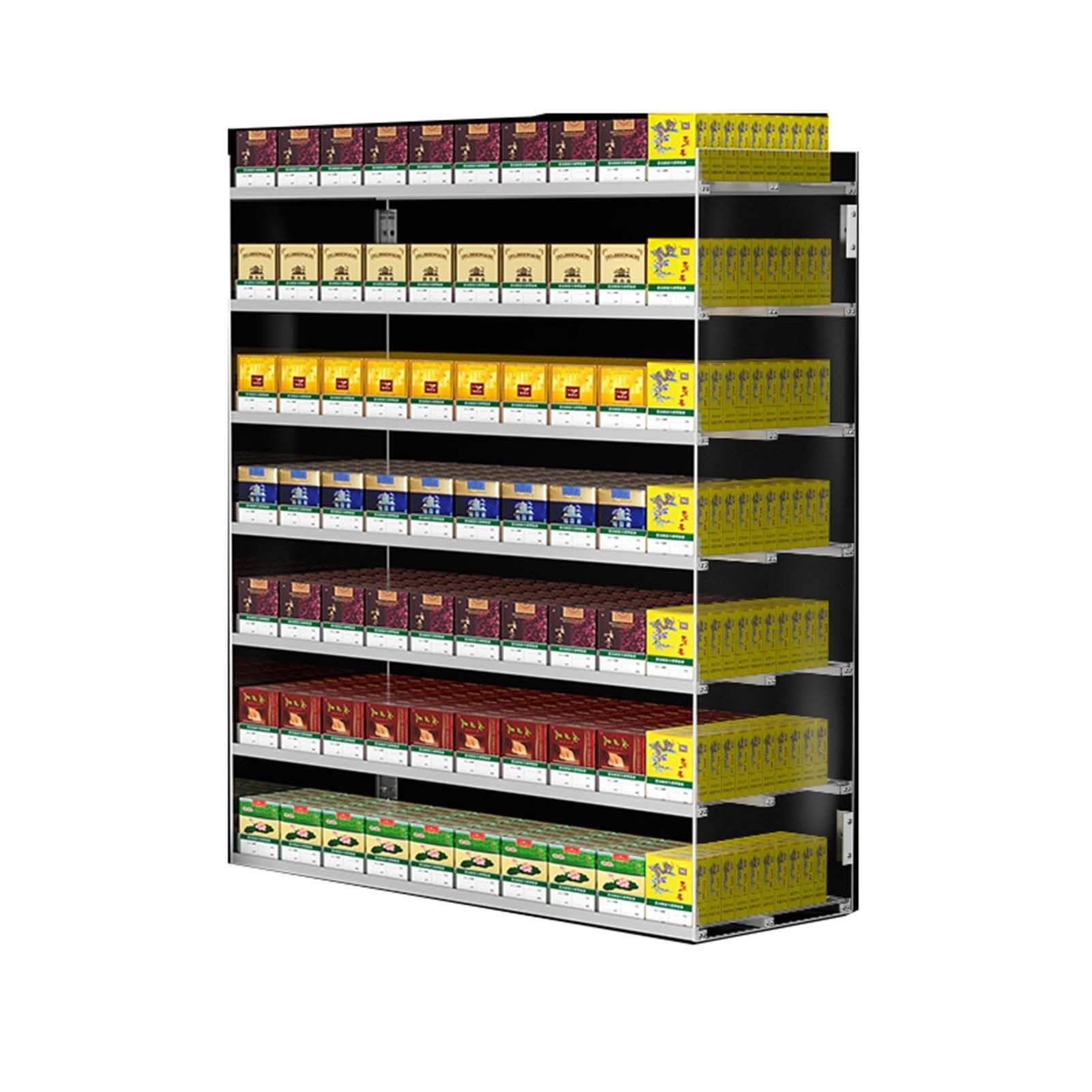 Vitrine de bonbons et support de comptoir mural pour ranger les cigares