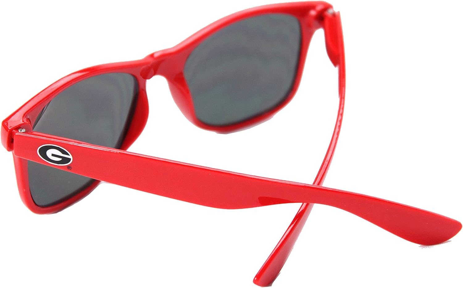 Society43 NCAA Georgia Bulldogs UGA-1 Red Frame, Silver Lenses Sunglasses, One Size, Red
