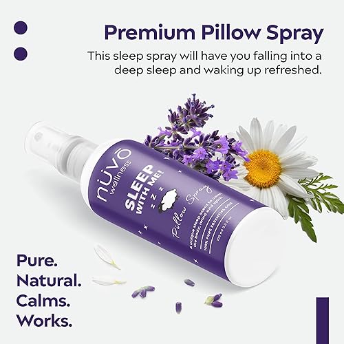 Miniatura 2 de Spray de almohada premium – Fabricado con aceites esenciales terapéuticos – Almohada de sueño profundo Spray Spray con lavanda y manzanilla – Spray