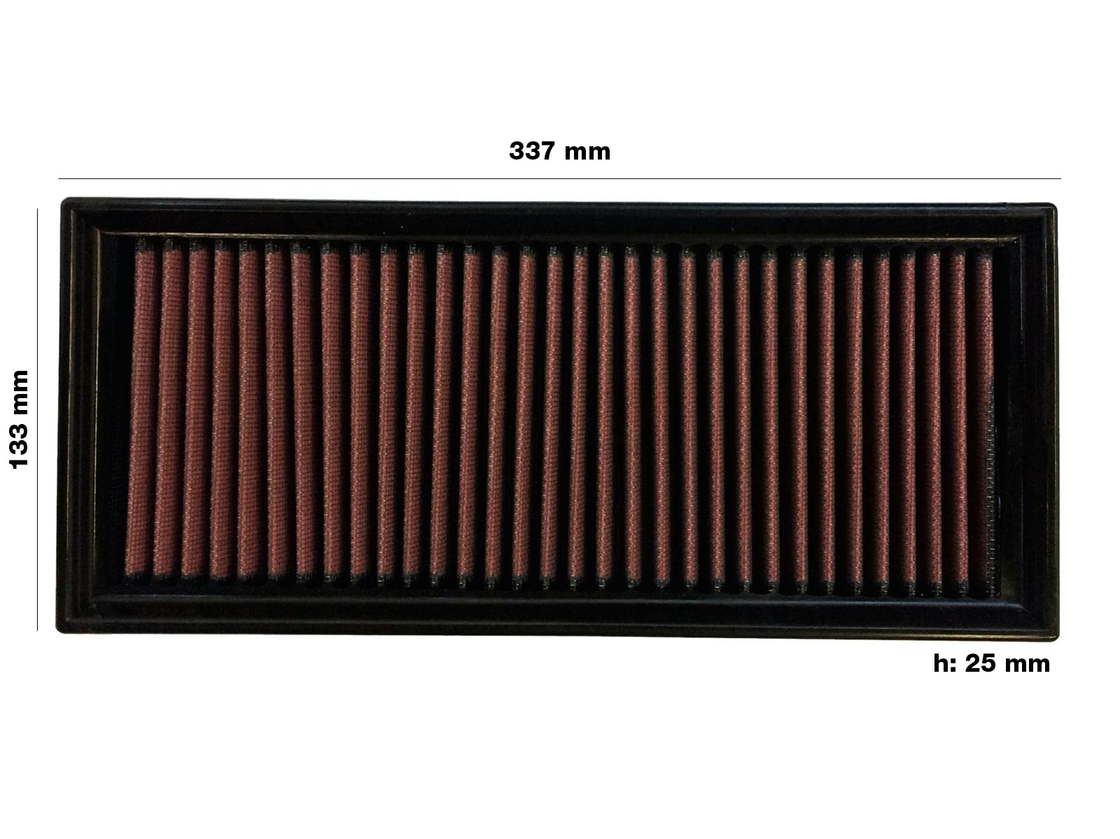 Simoni Racing SR247 Filtro aria motore Cartuccia filtro Compatibilità con VW Golf 2 19E, 1G1 Golf 1 17 Transporter T3 Van Transporter T3 Autobus, AUDI 80 Sedan 8C2, B4