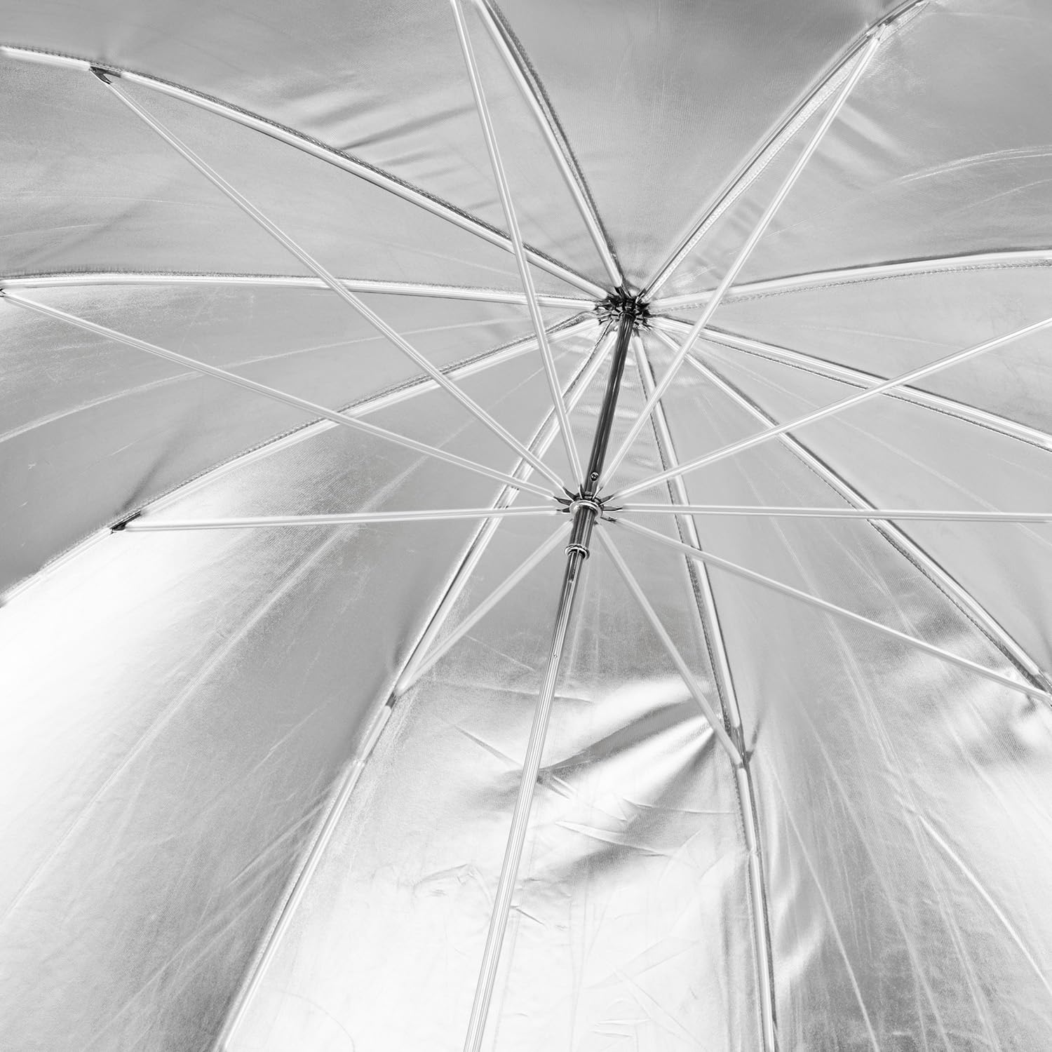 Walimex Paraguas réflex Negro/Plata, 150cm