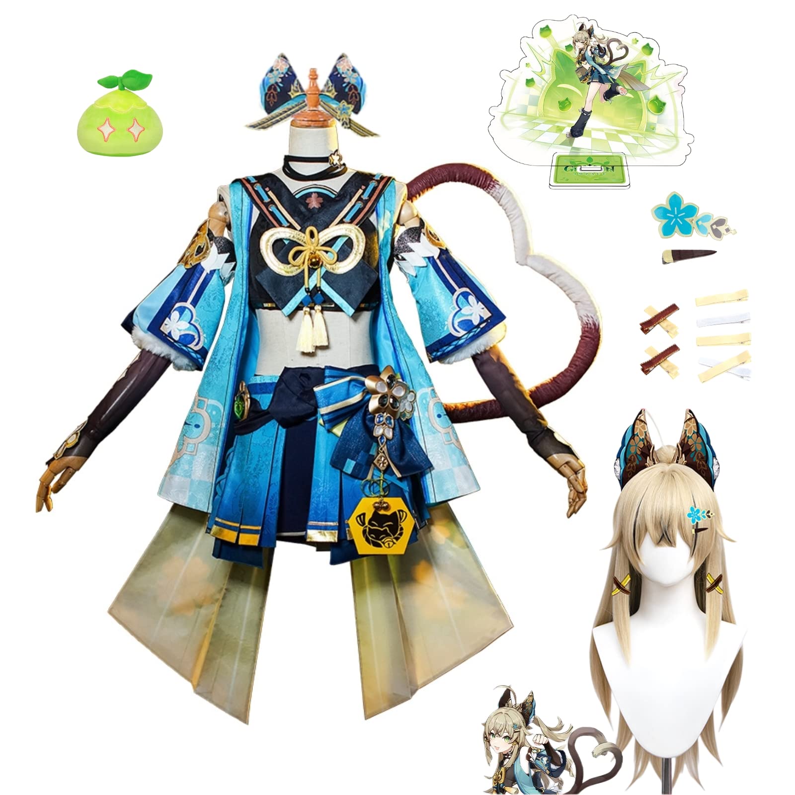 Amazon.com: Hilichurl Genshin Kirara Cosplay Costume Clothing Role