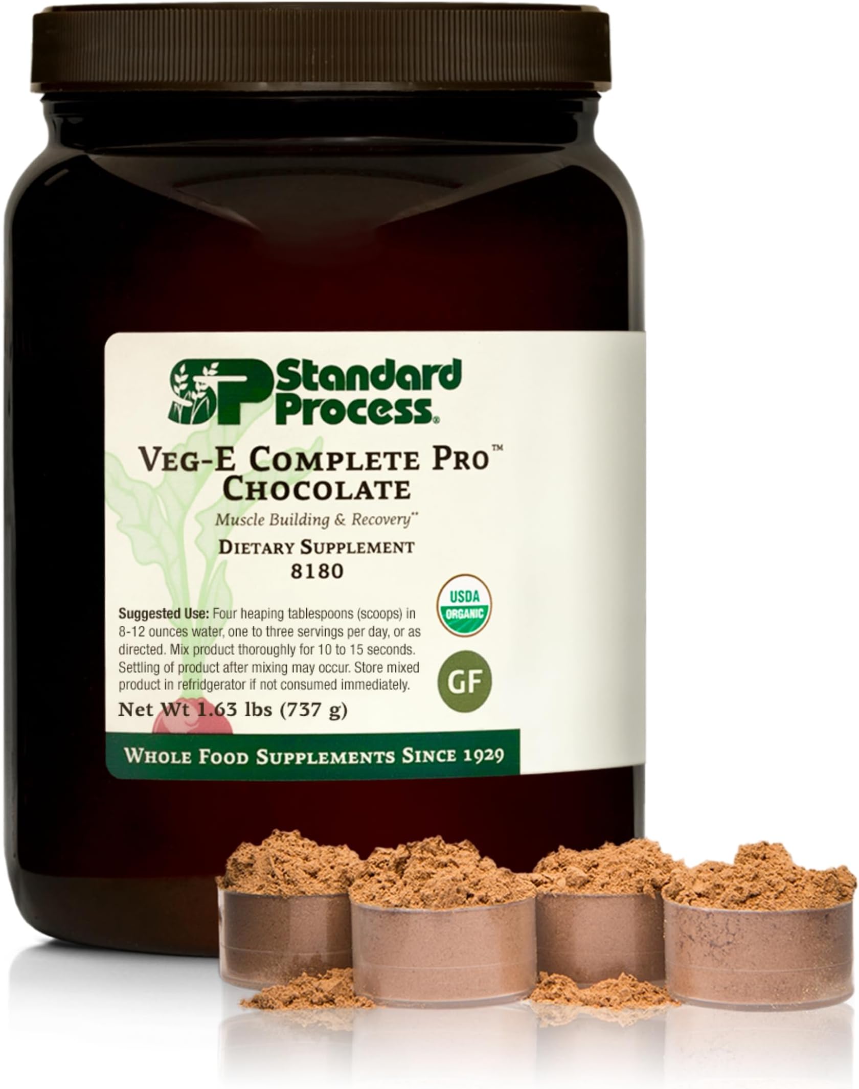Veg-E Complete Pro Chocolate - Whole Food Nail Health, Hair Health and Skin Health with Pumpkin Seed Protein Powder and Sesame Seed - 26 oz