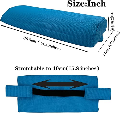 Miniatura 5 de Zero Gravity - Juego de 2 almohadas de repuesto con banda elástica, cojín acolchado universal suave extraíble para silla de salón de gravedad cero,