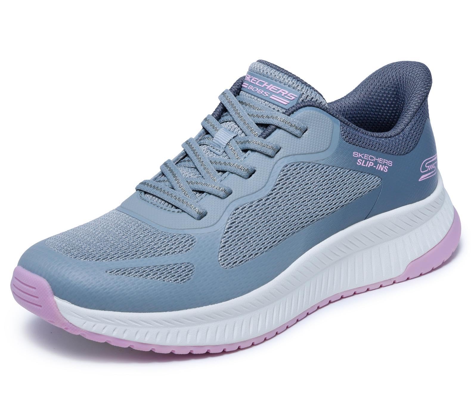 Skechers Womens Hands Free Slip-ins Bobs Squad 4 - Staple Look