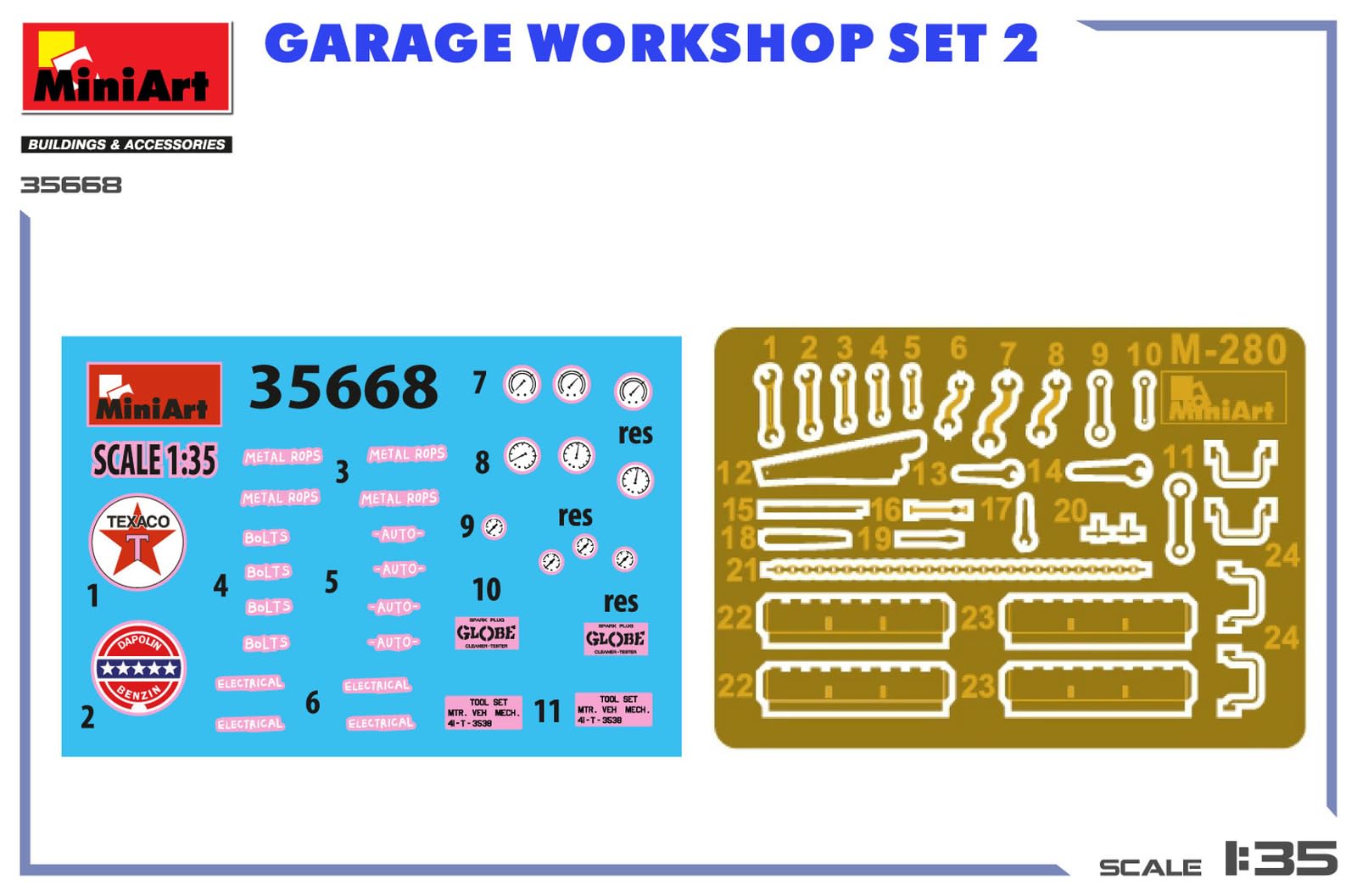 Miniart 1:35 - Garage Workshop Set #2 - Image 2