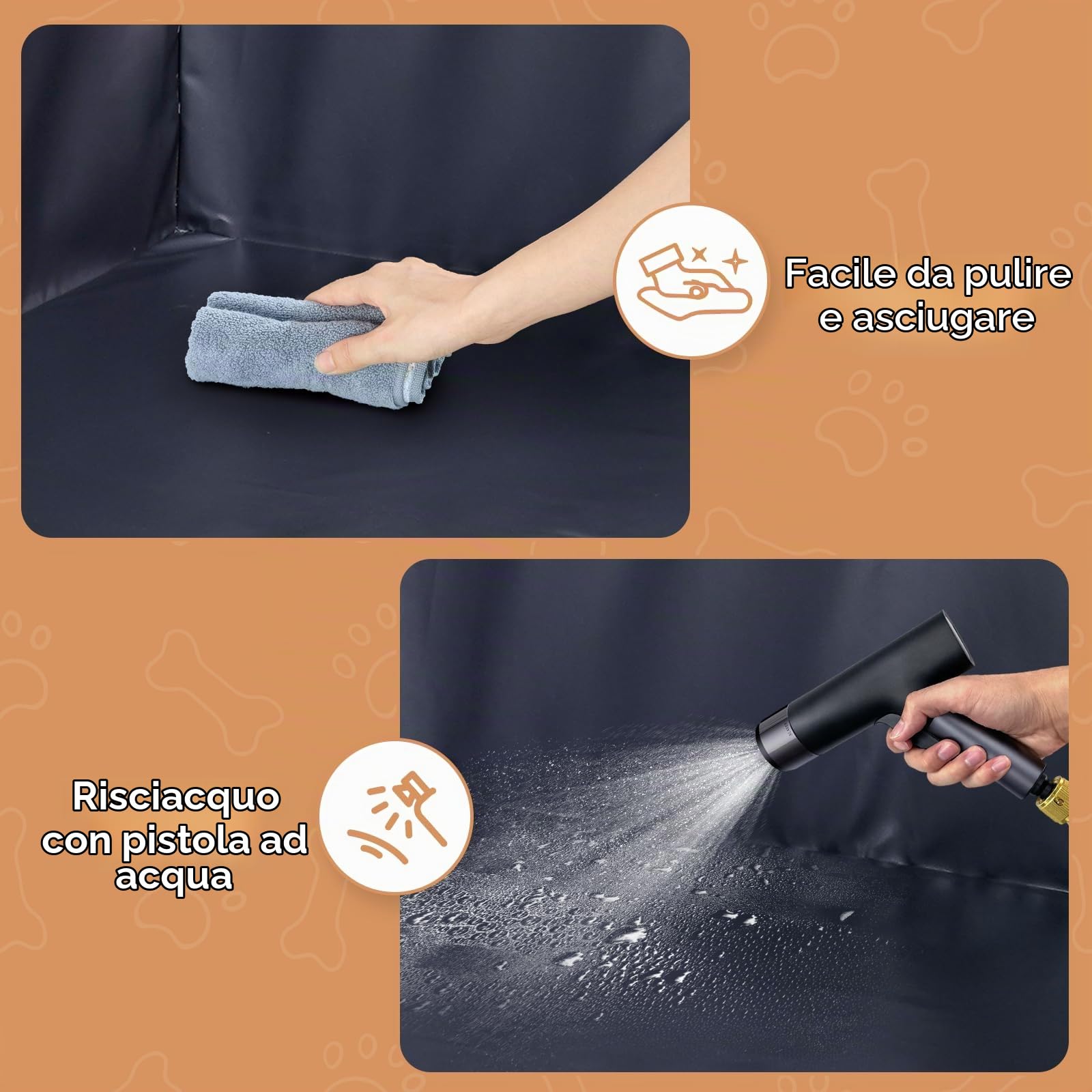 Dog Pee Pad Holder con pareti alte | Lettiera portatile per cani, per vasino interno, a prova di schizzi, anti-fuoriuscite, per cuccioli con erba erbosa