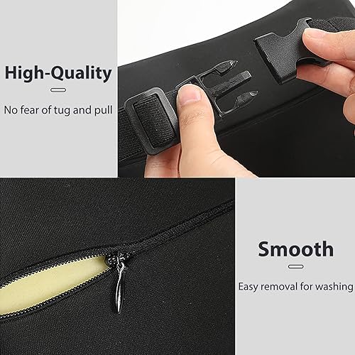 Miniatura 5 de ZATOOTO Ajustar la altura almohada del cuello del coche, almohada de apoyo del cuello del reposacabezas de espuma de memoria ajustable dolor de