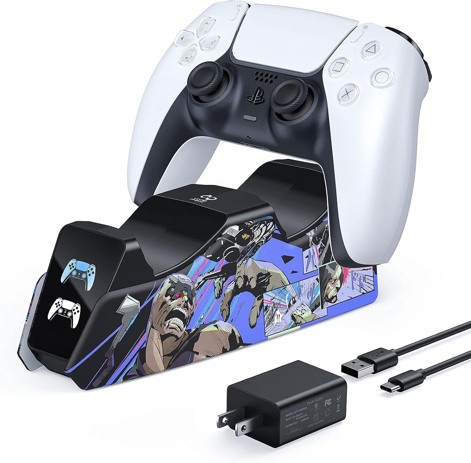Vivefox PS5 Charging Station, PS5 Controller Charger
