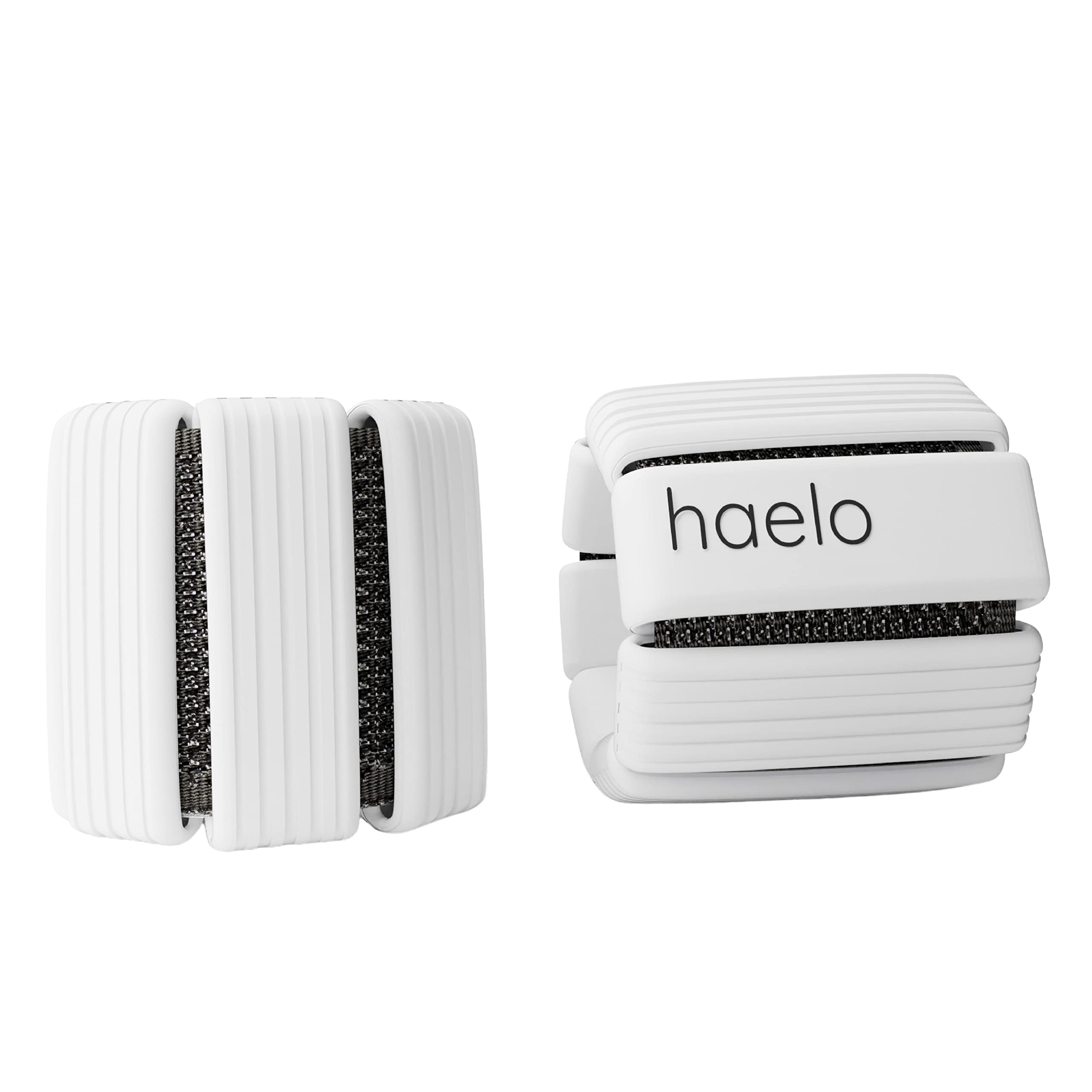 Haelo Hoops - Set of 2 (1lb Each) | Adjustable Wearable Wrist & Ankle Weights for Men and Women | Yoga, Dance, Barre, Pilates, Cardio, Aerobics, Walking