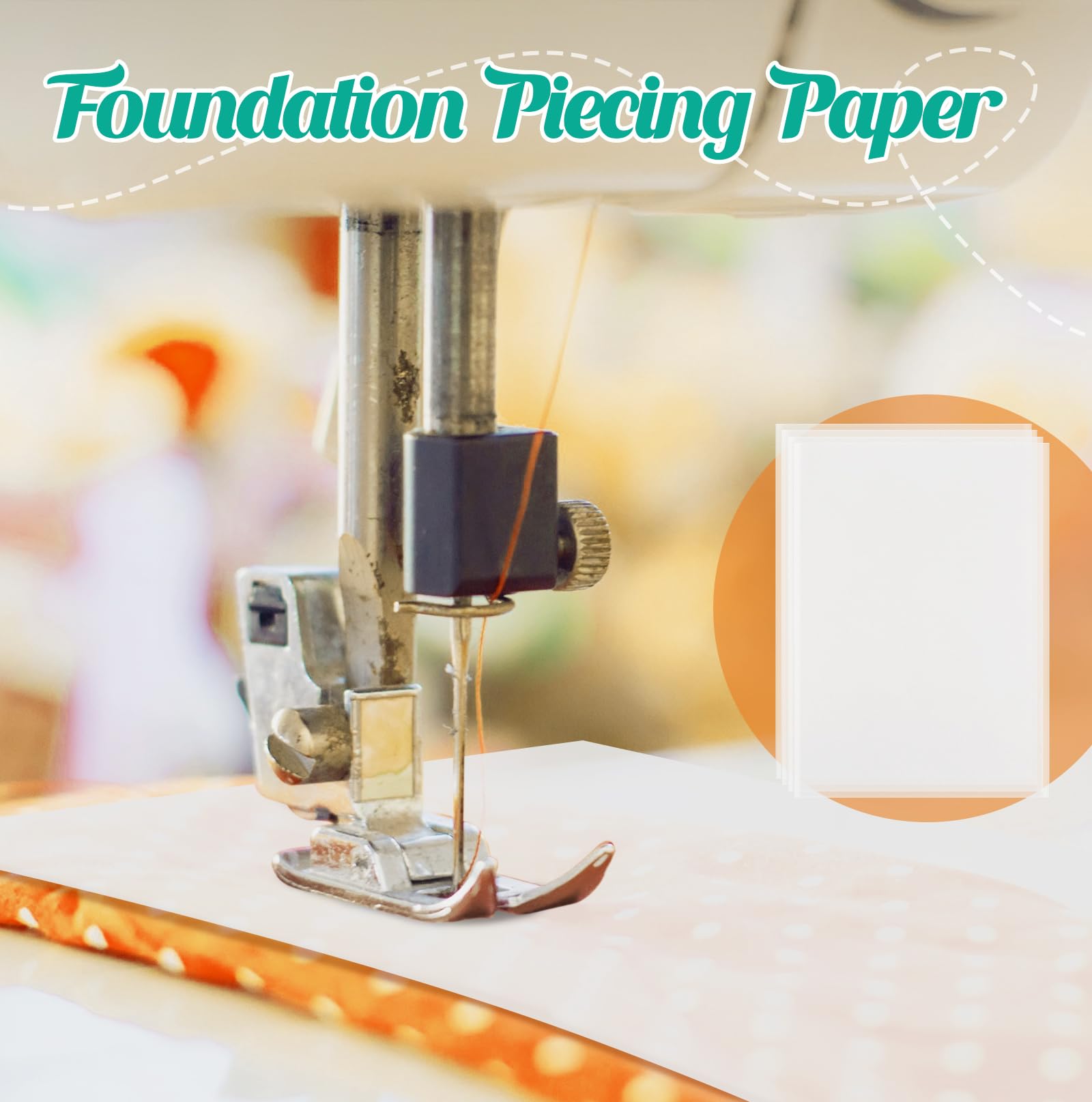 Gueevin 100 papeles imprimibles para fundación, papeles en blanco, papel de patrón probado para impresora, colcha, fotocopiadoras, patrones de costura, suministros