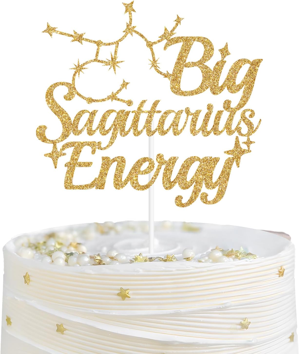 Big Sagittarius Energy Cake Topper, Sagittarius Birthday Cake Décor, 12 Zodiac
