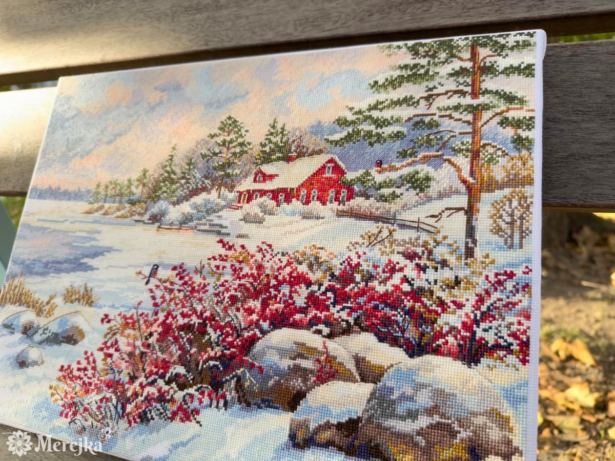 Merejka Cross Stitch kit The Lake House