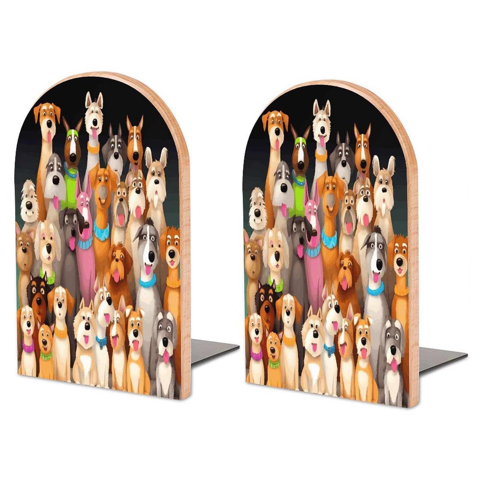 Sujetalibros de perros para decorar estantes de despacho y mantener ordenada tu zona de lectura