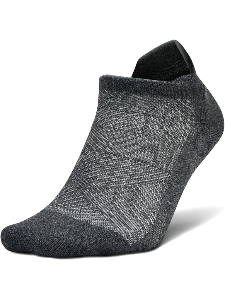 Gray Feetures Elite Max Cushion Grip No Show Tab