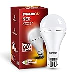 Eveready 9W Emergency Inverter LED Bulb, Cool Day Light (6500K), Rechargeable Bulb with 3 Hours Backup, Ideal