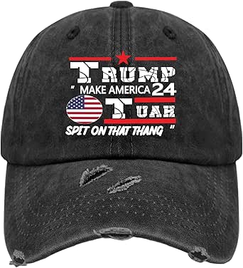 Trump Hawk Tuah Viral Humor Meme Video Tee Girl 24 Tua Hats for Mens