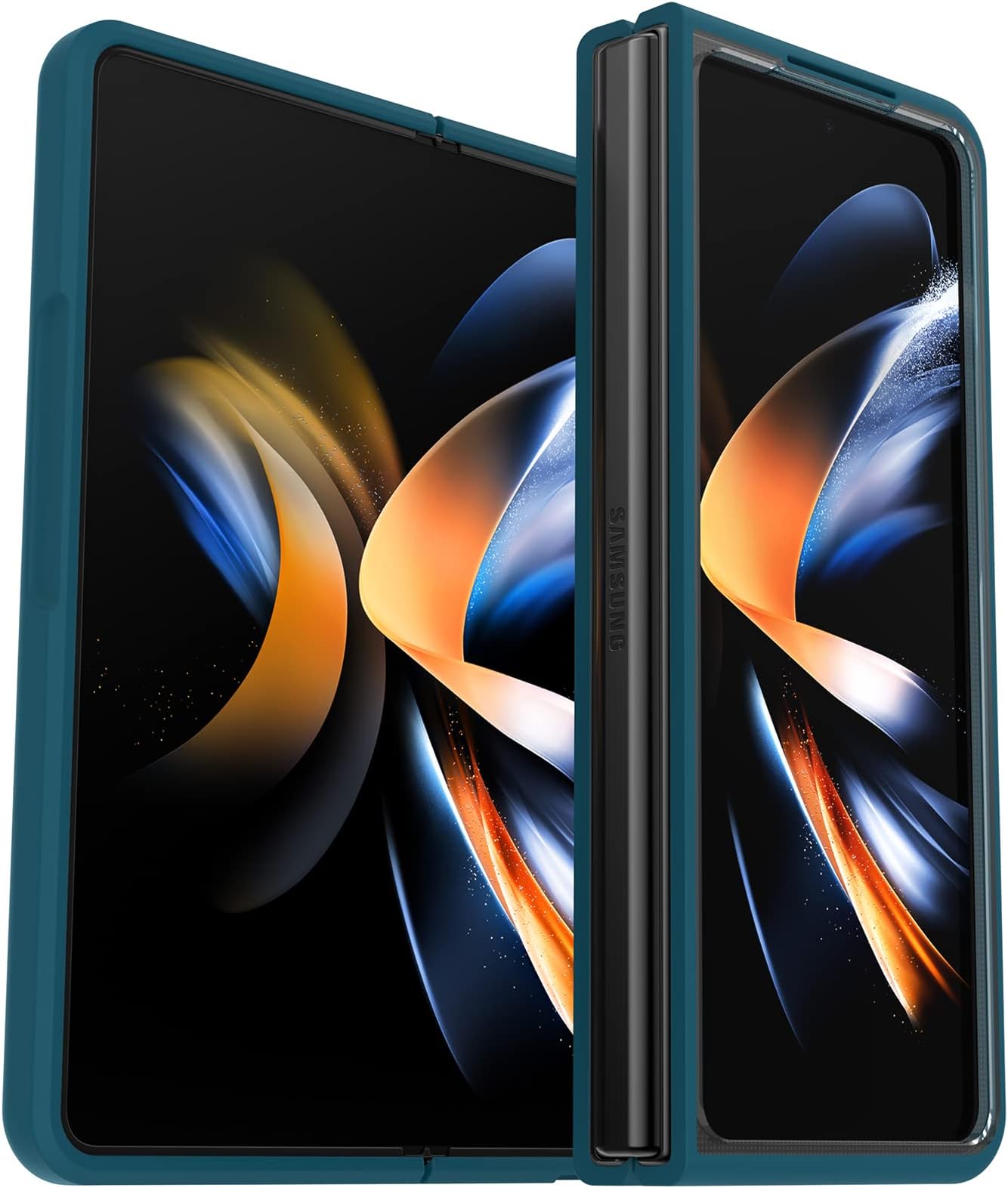 OtterBox Thin Flex Series case for The Samsung Z FOLD4 - Pacific Reef (Blue)