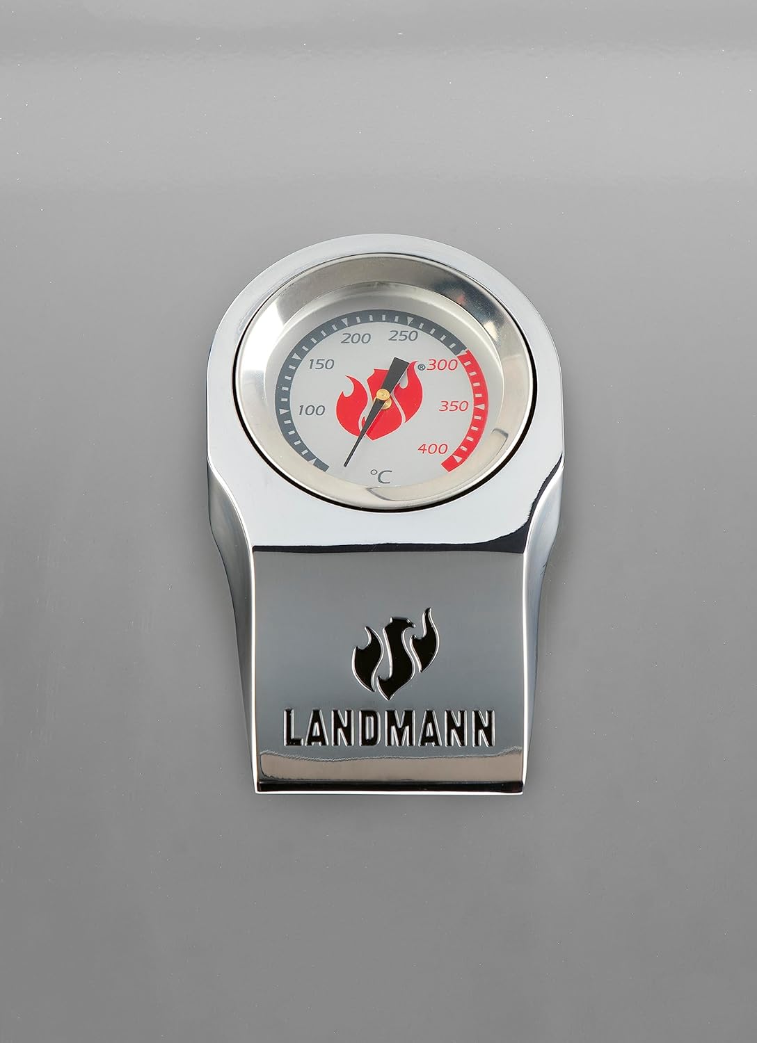 Close-up of the Landmann Caliano 6.1 Cook's lid thermometer