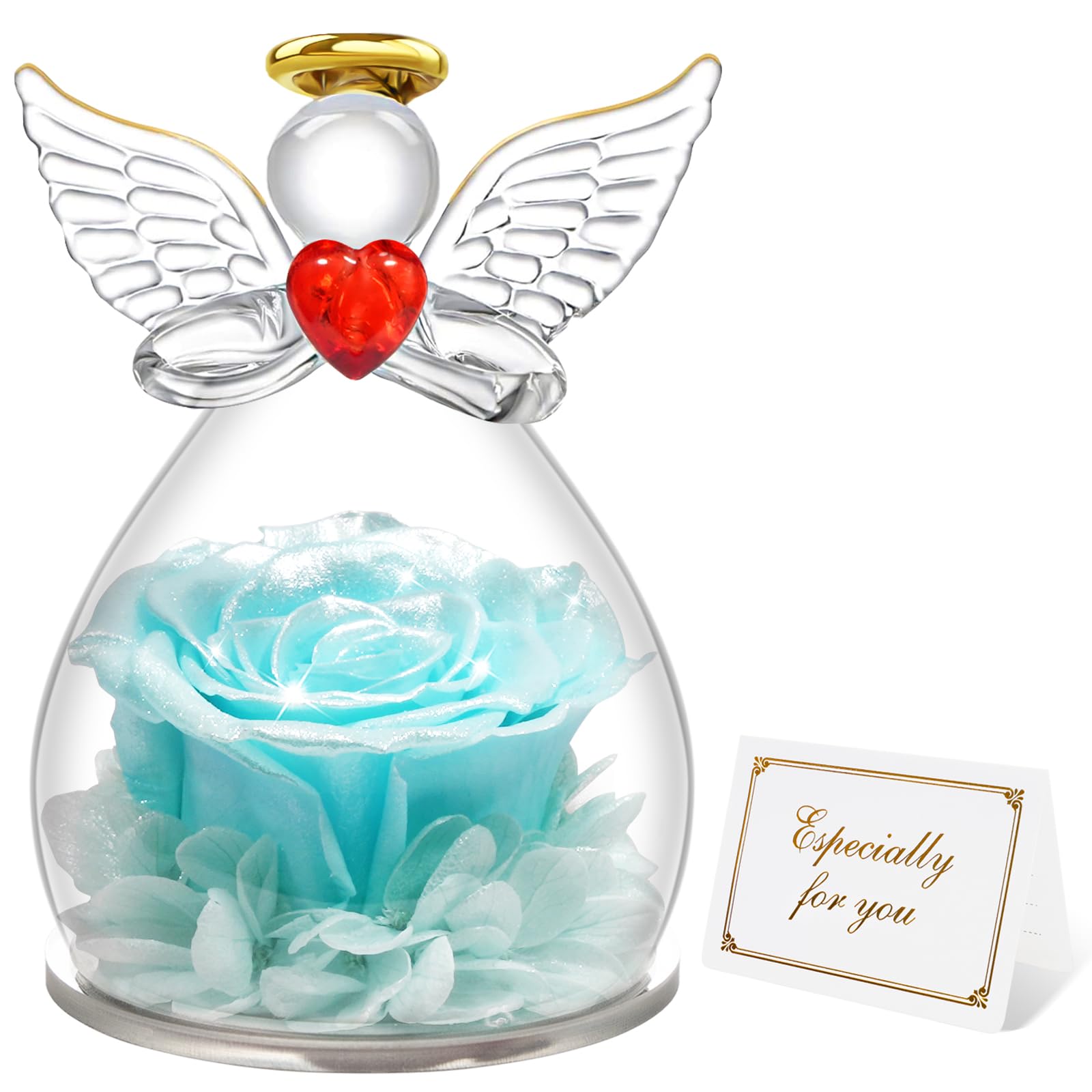 Miofula Ewige Rose Geschenke für Frauen,Infinity Rosen Schut