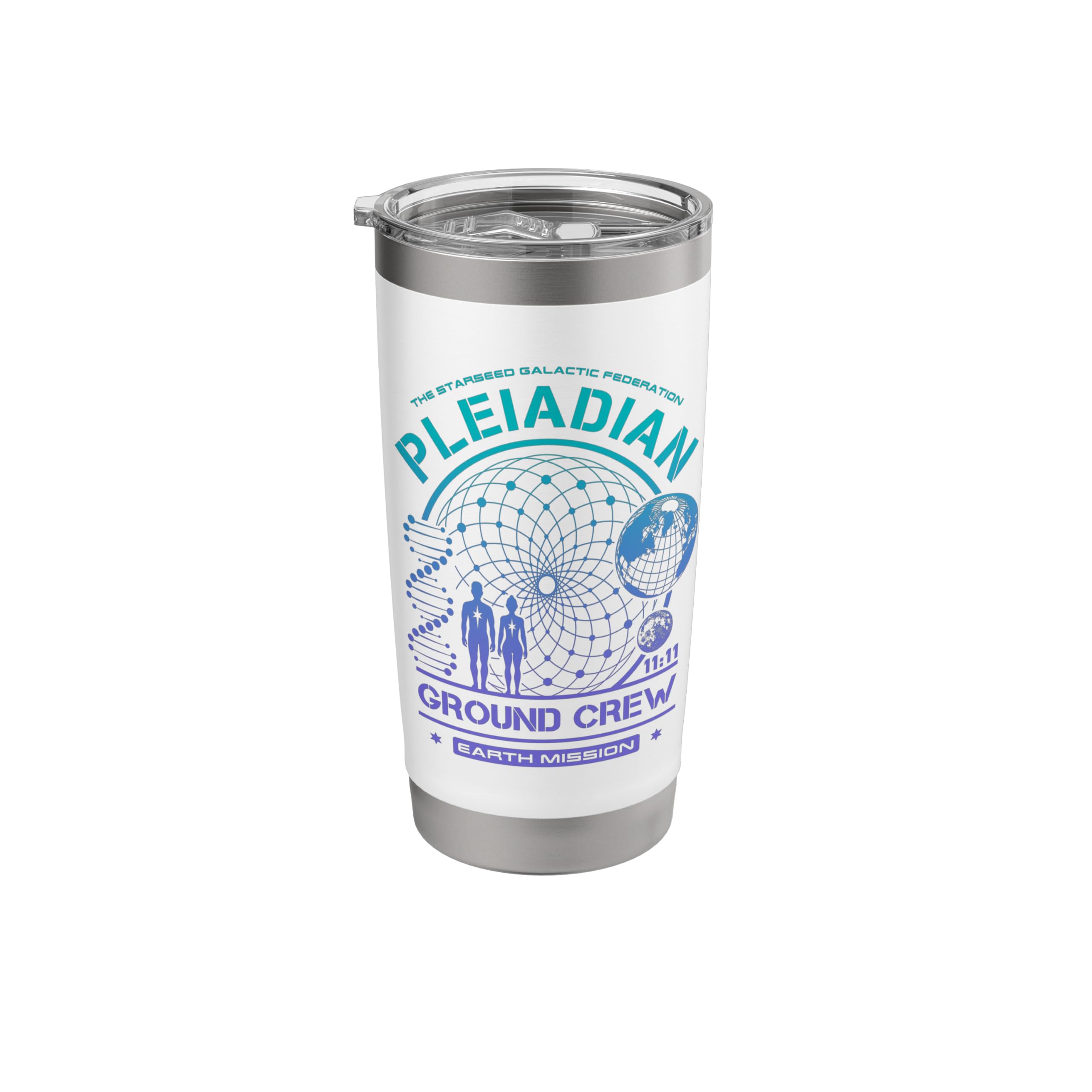 Pleiadian Starseed Earth Mission Ground Crew Stainless Steel Insulated Tumbler