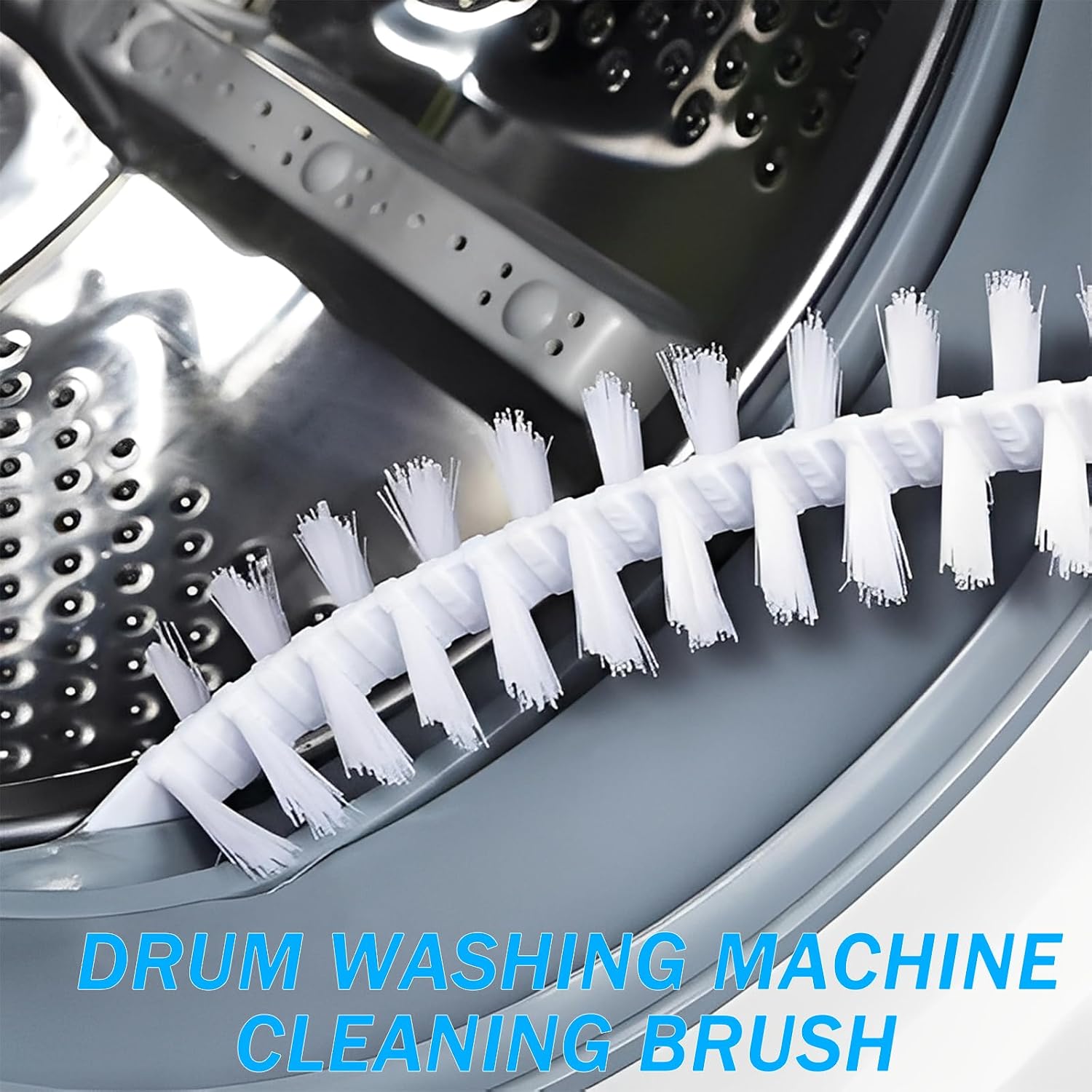 8 Pcs Washing Machine Cleaning Brush,Dryer Vent Cleaner Kit, Long Handle Crevice Brush Kit for Bathroom, Kitchen, Tile, Grout, Sink, Shower, and Vent Maintenance