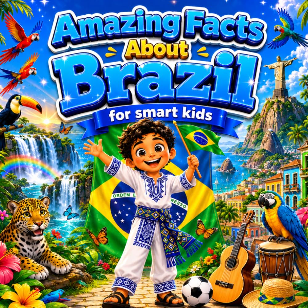 Amazing Facts About Brazil for Smart Kids: A Collection of Interesting Facts and Trivia About Brazil For Kids, Everything Young Readers Should Know ... Wildlife, Traditions, Culture, and More