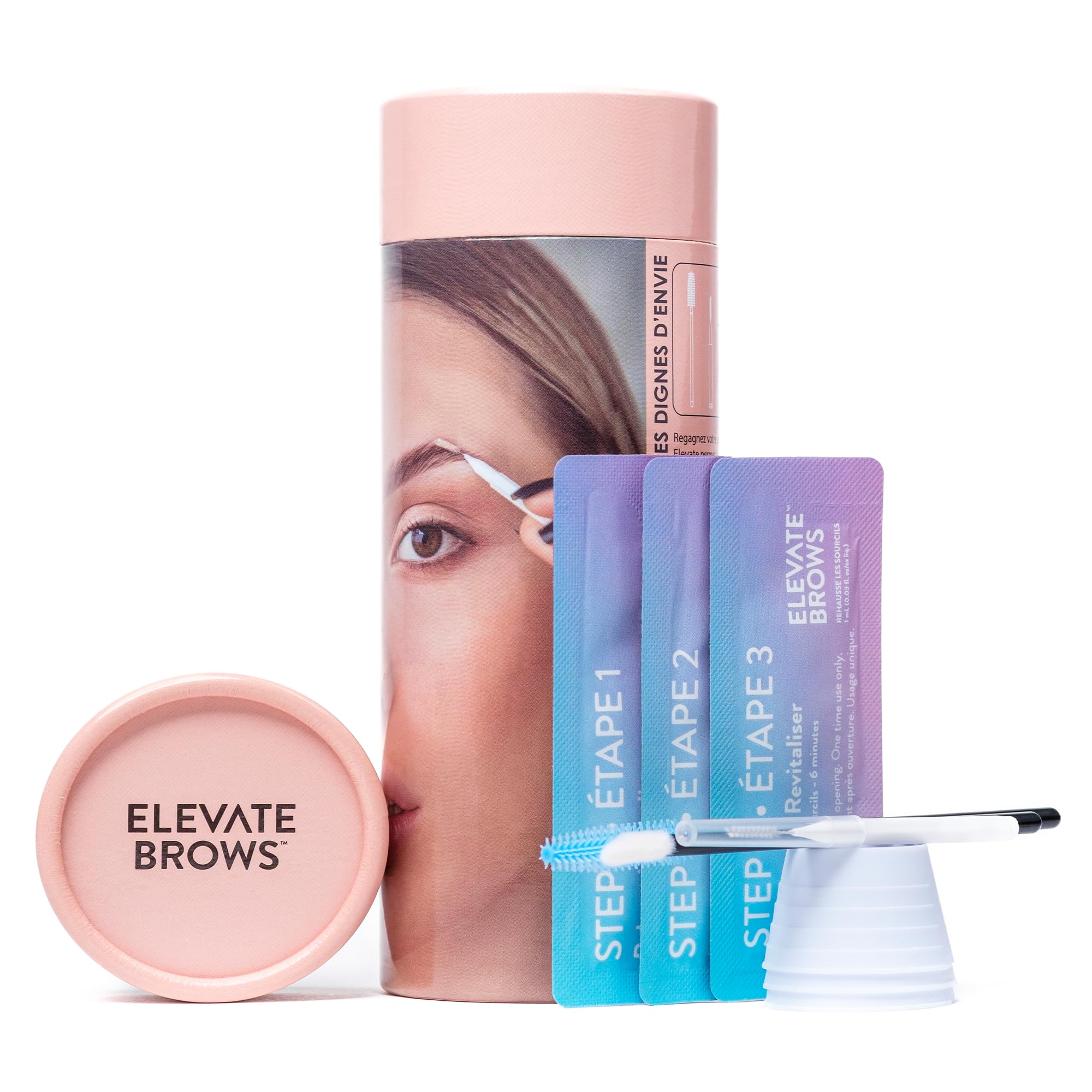 The Original Brow Lamination Kit - Thio and Ammonia-Free - DIY Eyebrow Lamination Kit Professional - 3 Step Application Eyebrow Lift for Soft Full Healthy Brows - Last up to 6 Weeks