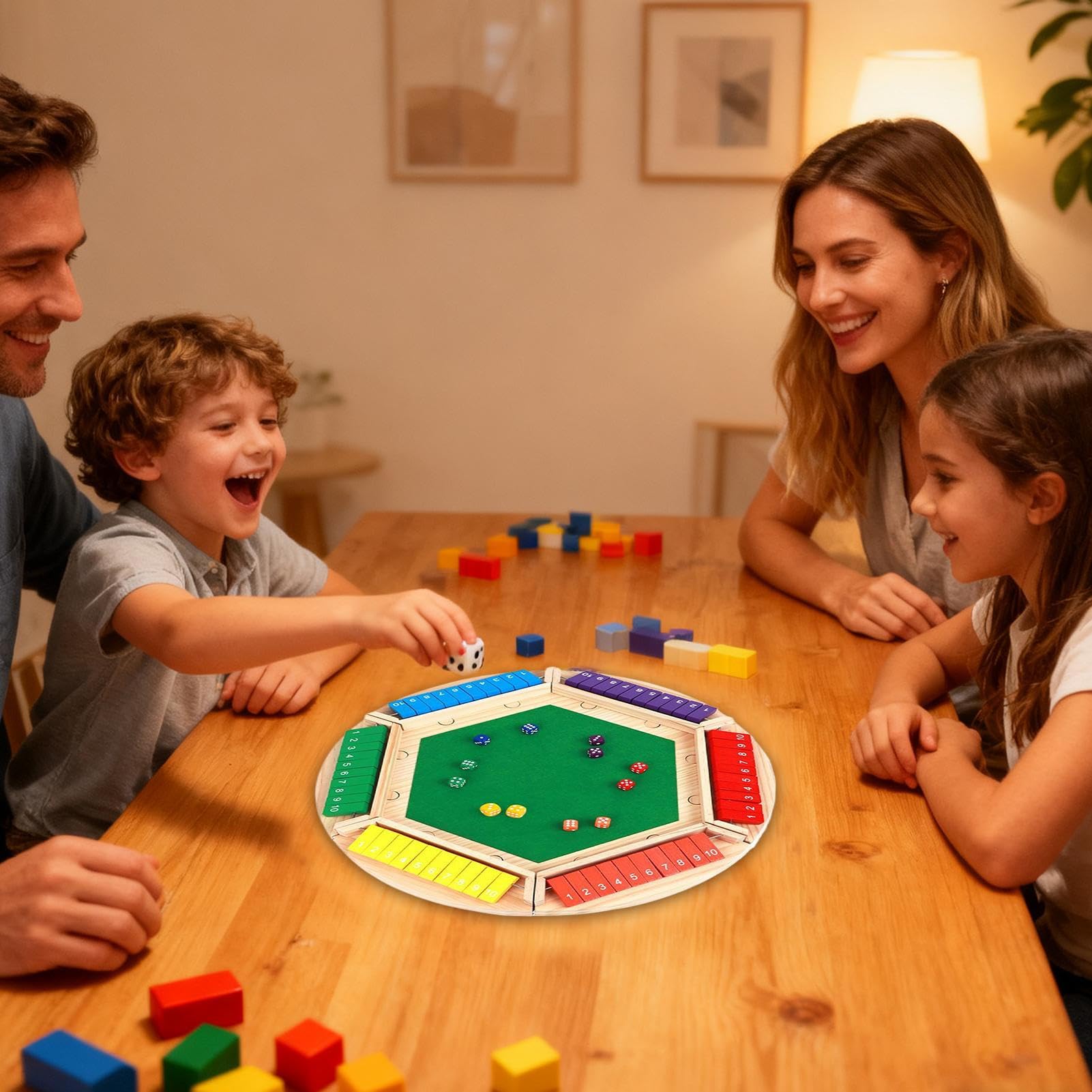Juegos De Beber Juguetes Educativos de Números de Madera | Juguetes De Aprendizaje De Estrategia Y Pensamiento Lógico Para Adultos Mujeres Niños Niñas Cumpleaños Hogar Acampada Aula