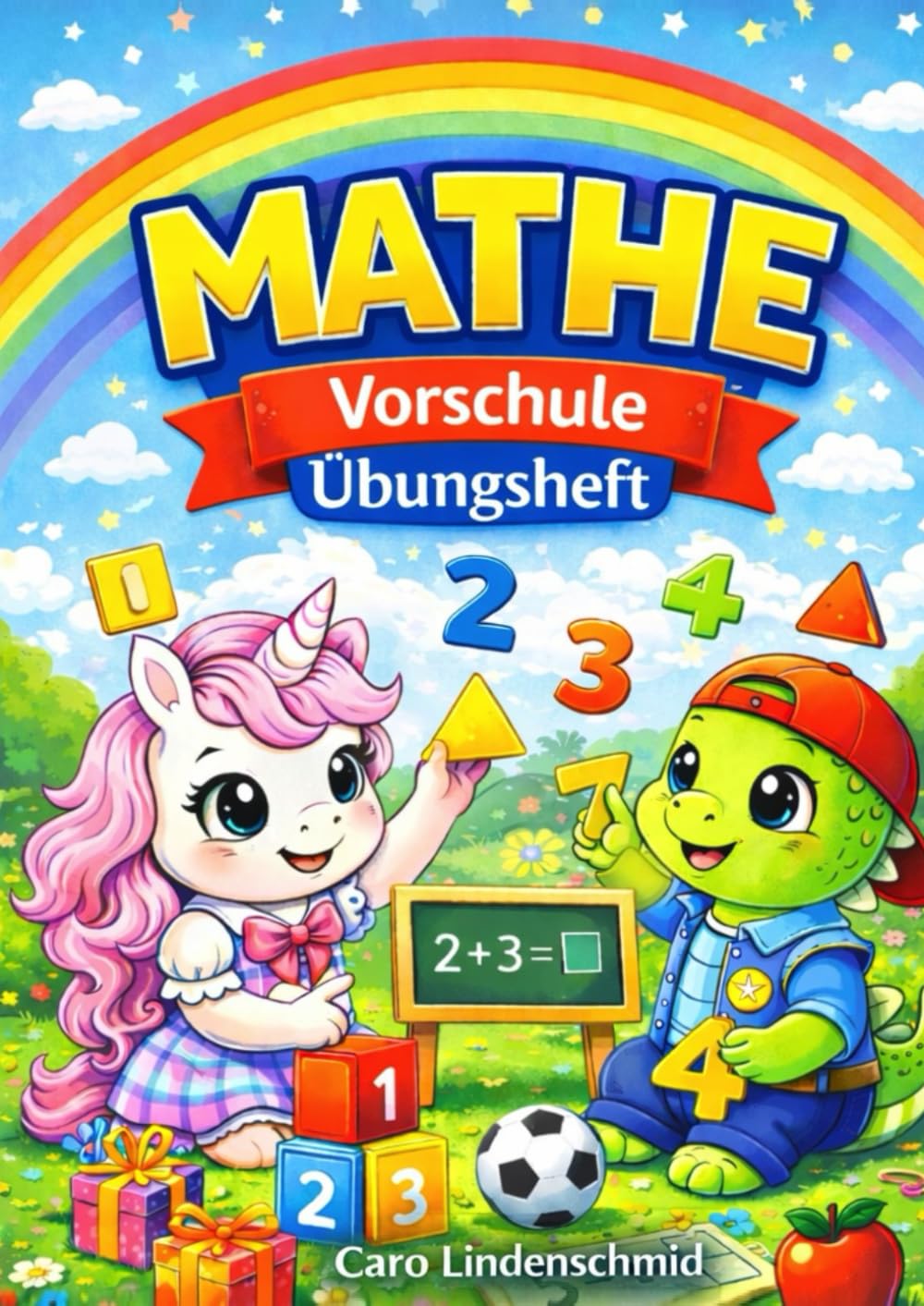 Mathe Vorschule Übungsheft: Spielend Mathe lernen. Zahlen 0 - 10, Zählen und vergleichen, Zahlenreihen, Addition, Subtraktion, Geometrie + Spiele und ... Übungsheft für Vorschulkinder ab 5
