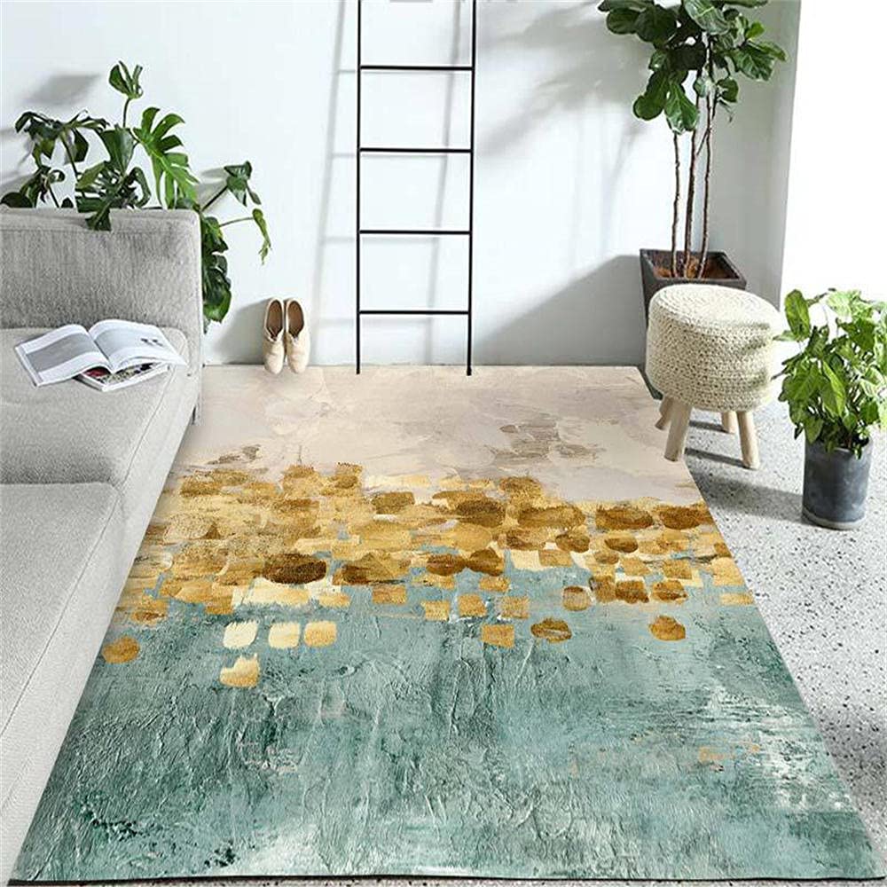 Tapis couloir long et créatif pour animer l'entrée de votre salon