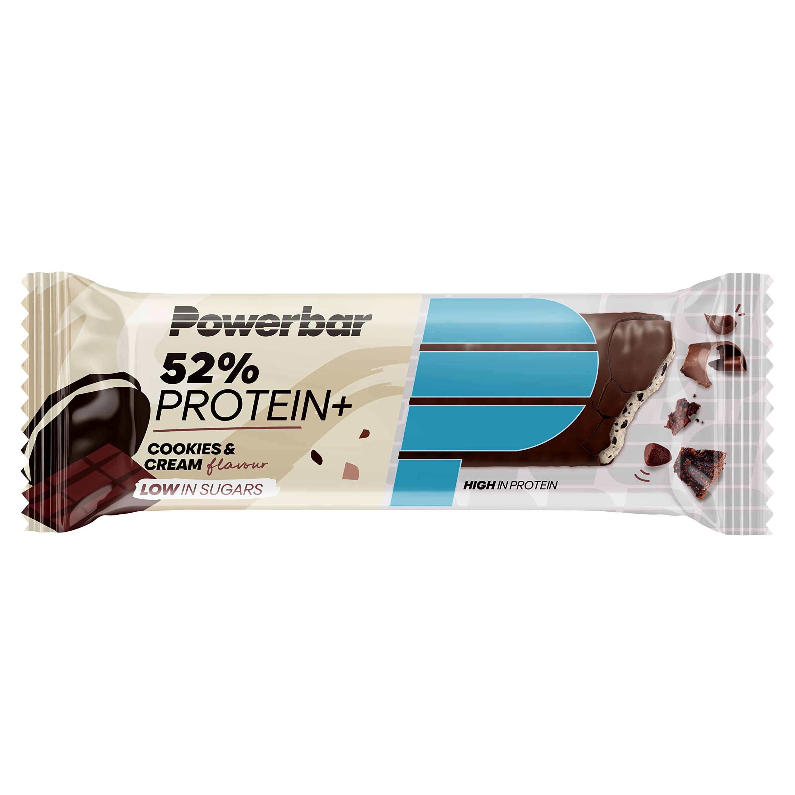 PowerBar Barres 52% ProteinPlus Low Sugar 24x50gr Cookies & Cream