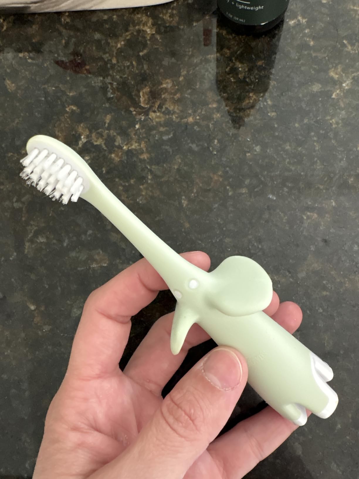Dr. Brown's Infant-to-Toddler Toothbrush, Elephant, Mint, 0-3 Years