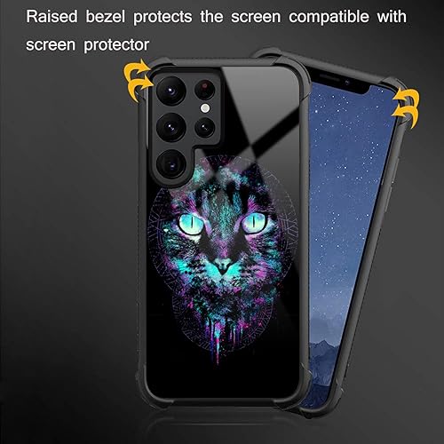 Miniatura 9 de CARLOCA Funda compatible con Samsung Galaxy S22 Ultra, diseño gráfico de identidad de American Horror Story, a prueba de golpes, antiarañazos, de