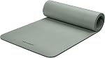 Tapis de yoga Retrospec Solana 1/2" épais avec sangle en nylon pour hommes et femmes - Tapis d'exercice antidérapant pour yoga, Pilates, étirements, sol et entraînements de fitness