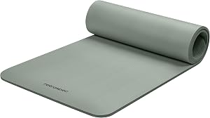 Tapis de yoga Retrospec Solana 1/2" épais avec sangle en nylon pour hommes et femmes - Tapis d'exercice antidérapant pour yoga, Pilates, étirements, sol et entraînements de fitness