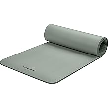 Retrospec Solana Yoga Mat Thick 1/2in Non-Slip Workout Mat with Nylon Strap - 72x24in Exercise Mat for Pilates, Stretching &amp; Fitness - BPA Free, Easy Clean