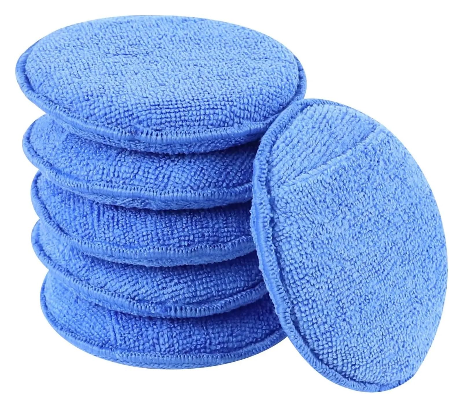 Gąbki do aplikacji wosku z mikrofibry, pianka samochodowa, czyszczenia i polerowania samochodu(50 PCS)