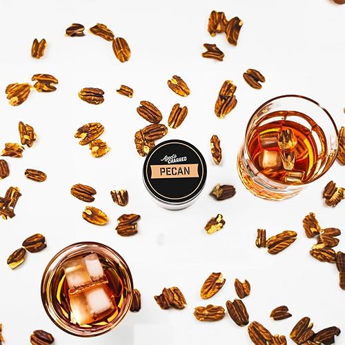 Vista 24 de 400 chips de madera para ahumar cócteles, paquete grande de varios sabores, manzana, nogal, roble, cereza, chips de madera para ahumar whisky