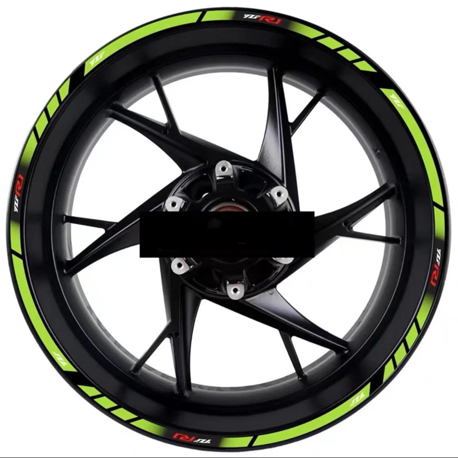 Stickers Motorcycle Accessories Reflective Rim Edge Stripes Wheel Stickers for YZFR1 YZF-R1(Style 14)